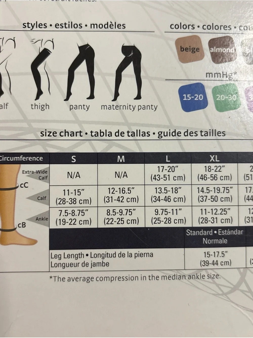 duomed Advantage 20-30mmHg Compression Knee High - Black open toe petite new